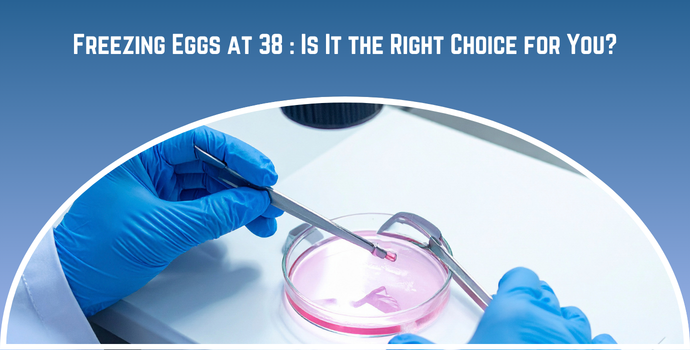 Freezing eggs at 38